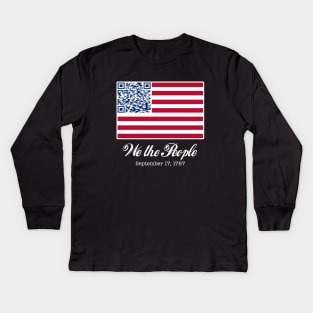 QR Constitution Kids Long Sleeve T-Shirt